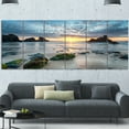 thumbnail image 1 of Designart - Beautiful Porthcothan Bay - Large Seashore Canvas Wall Art, 1 of 1