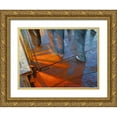 thumbnail image 1 of Braithwaite, Bruce 24x19 Gold Ornate Wood Framed with Double Matting Museum Art Print Titled - Staten Island Ferry Boarders, 1 of 4