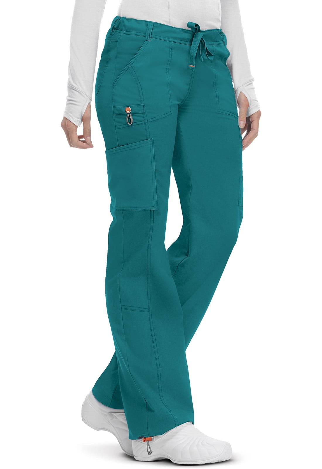 Scrubs Code Happy Low Rise Drawstring Pant 46000A TLCH Teal Free Shipping 