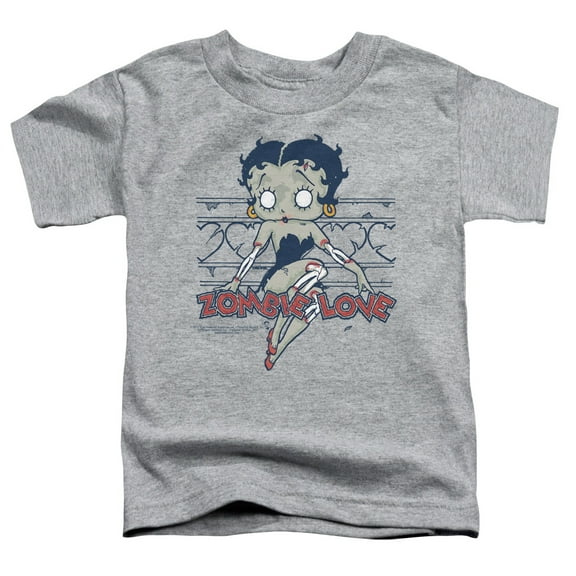 Betty Boop - Zombie Pinup - Toddler Short Sleeve Shirt - 4T