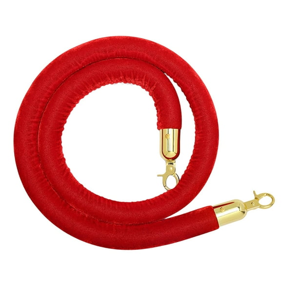 1Pcs Queue Line Barrier Rope 1.5M Velvet Playground Theaters