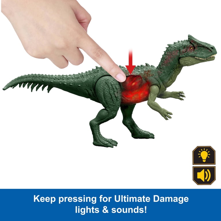 Jurassic World Rebirth Ultimate Damage Allosaurus Figure photo 2
