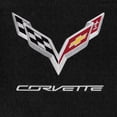 thumbnail image 3 of Lloyd Mats Custom Fit Floor Mats for Corvette C7 2014-2019 LogoMat 2Pc Set Charcoal, 3 of 5