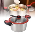 thumbnail image 1 of Pressure Cooker Stainless Steel,Pressure Pot Thickened Pressure Canner with Release Valve Canning Cooker Pot Stove Top  Fast Cooking Compatible with Gas Induction Cooker, 1 of 7
