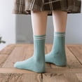 thumbnail image 4 of Women Cotton Socks Unisex Novelty/Solid color Dress Socks Fashion Funny Casual Crew - Style 3, 4 of 5