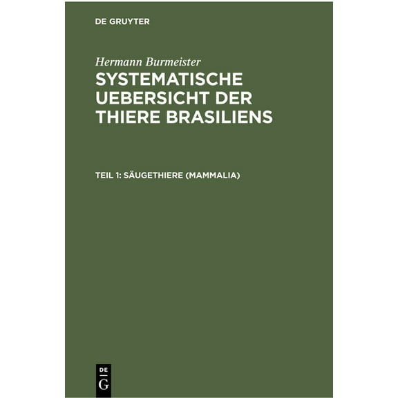 Säugethiere (Mammalia), (Hardcover)