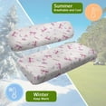 thumbnail image 6 of POLERO Golf Cart Seat Covers Universal Fit for Club Car Precedent Ordinary Seat Cushion, Pink Bow Tie Golf Print Fashion Golfcart Decorations Soft and Comfortable, Breathable & Easy to Clean, 6 of 8
