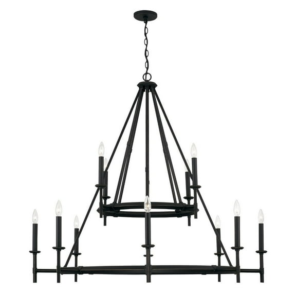 12 Light Chandelier In Transitional Style-44 Inches Tall And 48 Inches Wide     -Traditional Installation Capital Lighting 445201Ih