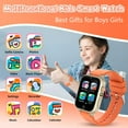 thumbnail image 2 of SZBXD Smart Watch for Kids, Boys Girls Kids Smart Watch with 26 Puzzle Games 6 Languages Camera Music Video Player Pedometer Torch Educational Toys,Birthday Gifts for Kids Children 4+ Years(Orange), 2 of 6