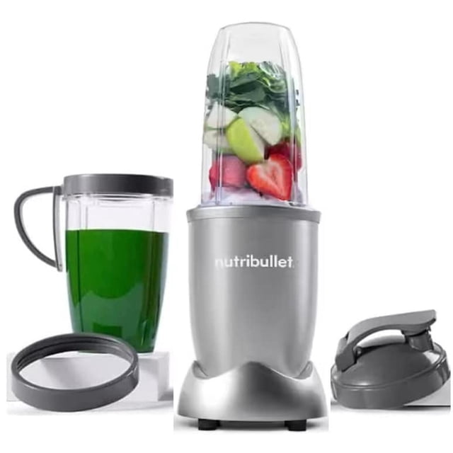 NutriBullet Special Edition Pro - Licuadora de 900 W (plateada)
