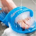 thumbnail image 4 of Limpiador de pies de ducha, 2 piezas Cepillo de pies de ducha Masajeadores de pies de baño Limpiador de zapatillas de limpieza con ventosas antideslizantes para pegar en el piso Ducha Masaje de spa, 4 of 5