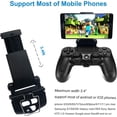 thumbnail image 3 of Phone Clip for PS4 Controller Mobile Gaming Mount Bracket Holder Adjustable Stand Clamp Compatible with iPhone/iOS, Android, for Playstation4 Remote Play, 3 of 6