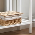 thumbnail image 2 of Kings Brand Furniture Bisbee Wood Console Table with 2 Open Storage Shelves (White), 2 of 6