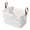 White, variant on LanSuare Shower Storage Basket, Reinforced Handles Design, Waterproof Multipurpose Organizer Suitable for Bathroom,Living Room,Bedroom