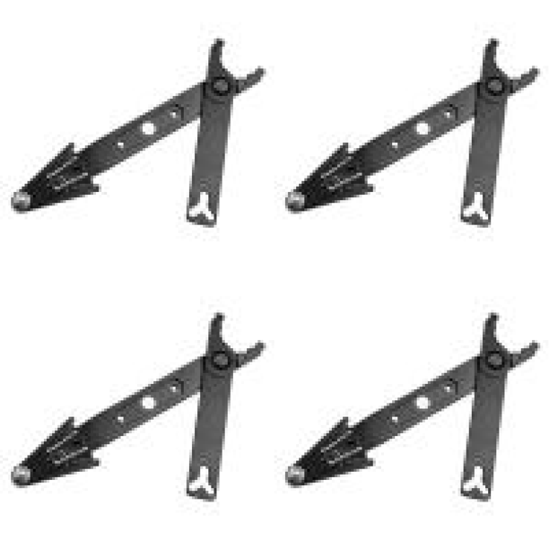 Regla de medición de cadena para bicicleta, indicador de desgaste de aleación de aluminio, herramienta de reparación de ciclismo