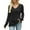 Black, variant on Breezora Women's Soft Knit Sweater V Neck Textured Long Sleeve Pullover Relaxed Fit Cozy Everyday Top L Size Wine