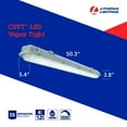 thumbnail image 5 of Vapor Tight LED Strip Light,120/277V CSVT L48 ALO3 MVOLT SWW3 80CRI, 5 of 9