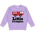 thumbnail image 2 of Inktastic Little Firefighter Fire Engine Toddler Sweatshirt, 2 of 4
