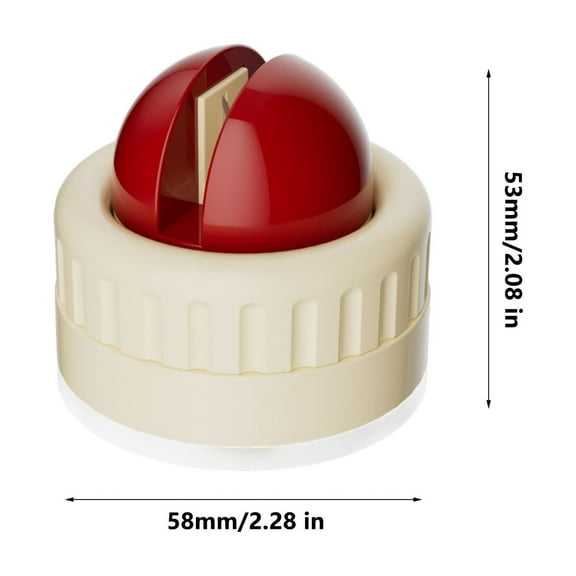 4-Stage Knife Sharpener with Non-Slip Base - Coarse Medium Fine Grinding for Kitchen Knives Scissors Tools - Ergonomic Handle Right Left Hand Use - Durable Ceramic Steel Emery - 2.28X2.08in