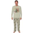 thumbnail image 3 of Santa Hunting Reindeer Matching Family Christmas Pajamas With Dog, Christmas Tree Holiday PJs, Plus Sizes, With Pockets, 3 of 7