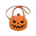 thumbnail image 4 of CAIXIA Womens Crossbody Bag Womens Halloween Pumpkin Printed Crossbody Messenger Bag, Compact Satchel Unique Handmade Shoulder Tote Purse, 4 of 7