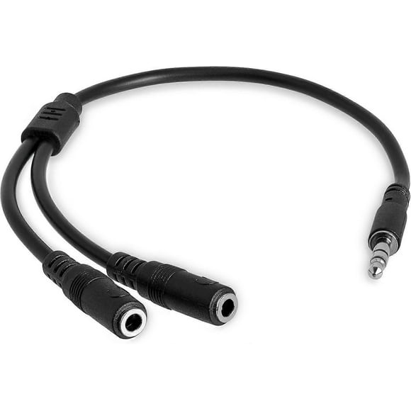 3.5mm Audio Extension Cable - Slim Audio Splitter Y Cable and Headphone Extender