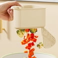 thumbnail image 3 of OIUR Suction Cup Kitchen Sink Strainer Basket Large Capacity Simple Installation Corner Sink Trash Catcher Sponge Holder, 3 of 7