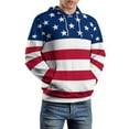 thumbnail image 5 of Abstract USA Flag 3D Print Hoodie Men Women Autumn Thin Pullover Sweatshirt Vintage Streetwear Tops, 5 of 6