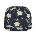 thumbnail image 2 of Fotbe Lilies Flowers Flat Bill Visor Cap Classic Snapback Hat Polyester Foam Trucker Hat Trucker Cap Adjustable Baseball Cap, 2 of 9
