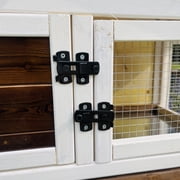 Outdoor GOOJOASIS Chicken Coop Indoor Rabbit Hutch with 3 Removable Tray 2 Story Rabbit House