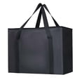 thumbnail image 3 of Bolsa térmica aislada para entrega de alimentos, bolsa térmica portátil reutilizable con cremallera gruesa, bolsa de Picnic aislada para pesca, playa, Negro Macarena Enfriador de bolsas de supermercado, 3 of 8