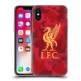 thumbnail image 1 of Head Case Designs Officially Licensed Liverpool Football Club Digital Camouflage Home Red Soft Gel Case Compatible with Apple iPhone X / iPhone XS, 1 of 7
