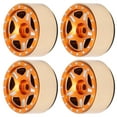 thumbnail image 3 of RC Vehicle Tires Hubs, High Wear Resistance Durable Beadlock Wheel Hubs With Combiners For Hard Roads Orange, 3 of 8