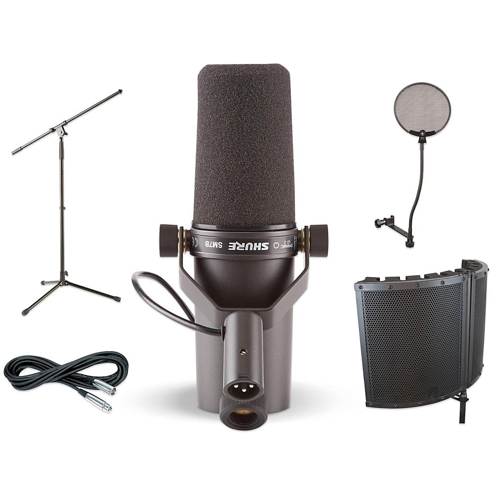 Shure Sm7b Vs1 Stand Pop Filter And Cable Kit Walmart Com Walmart Com