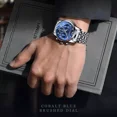thumbnail image 3 of Belushi BW-573 Reloj De Cuarzo Luminoso Con Fase Lunar Impermeable Color Del Fondo Azul, 3 of 7