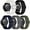 ⑥ Army Green/midnight blue/Cool gray/white/Black, variant on 5 Pack 22mm Nylon Watch Bands for Samsung Galaxy Watch 3 45mm Band/Galaxy Watch 46mm/Gear S3 Frontier, Stretchy Adjustable Elastic Nylon Woven Loop Wristband for Men Women