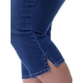 thumbnail image 5 of Gloria Vanderbilt Swan Series Women's Plus Amanda 5 Pocket Capri with Slit, Sizes 16W-24W, 5 of 5