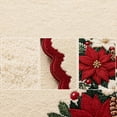 thumbnail image 6 of Christmas Runner Rug, 47.2 Inch Poinsettia Floor Mat, Holiday Decoration for Hallway Entryway Fireplace S, 6 of 6