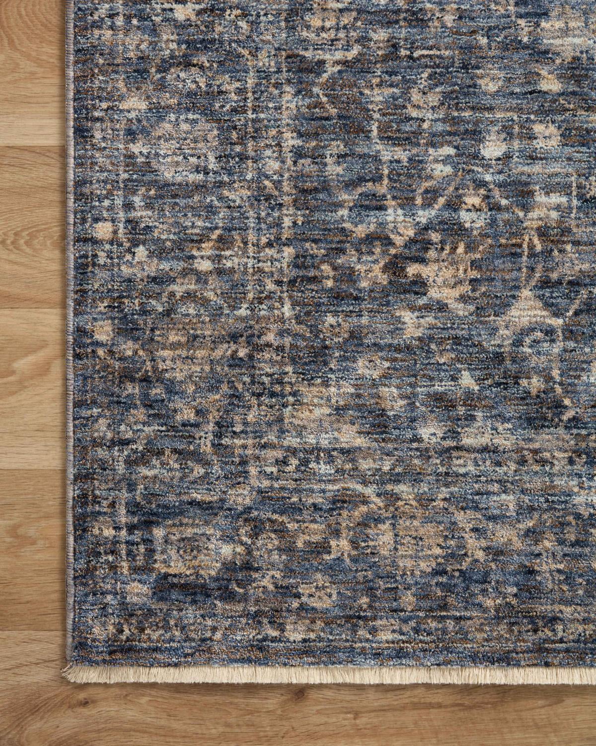 Loloi Sorrento Midnight / Natural 7'-10" x 7'-10" Round Area Rug