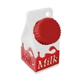 thumbnail image 1 of Milk Carton Pill Holder Mini Milk Carton Keychain Pill Storage Bottle for Lactose Intolerant Backpack Purse Handbag, 1 of 7