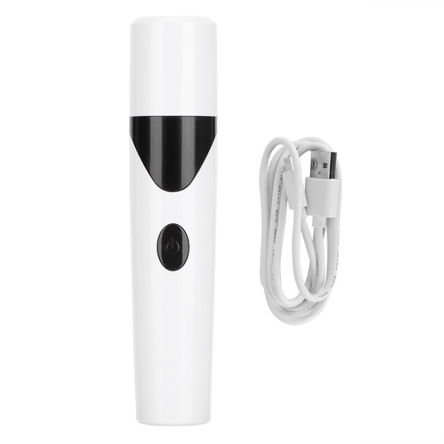 Molinillo de uñas eléctrico para mascotas, carga USB de poco ruido, recortador automático duradero para el cuidado de las patas