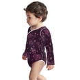 thumbnail image 3 of Xecao Snowflakes and Hearts Print Baby unisex-baby Cotton Long-sleeve Bodysuits-12 Months, 3 of 6
