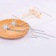 thumbnail image 3 of Pendientes de plata Minnieouse con copos de nieve para mujer, 3 of 6