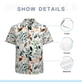 thumbnail image 7 of High Quality Hawaiian Shirts for Men Short Sleeve Aloha Beach Shirt Floral Summer Casual Button Down Shirts Blouses EHZCNV, 7 of 7