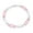 Pink, variant on Sterling Silver and Yellow Enamel Paperclip Bracelet, 7 Inches For Women