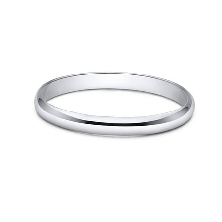 - Sterling Silver Wedding Band 2mm Men or Women Bridal Ring Size 5 | Polished Finish | Tarnish Resistant