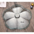 thumbnail image 1 of Flower Shape Snack Serving Tray Snacks Storage Box With Lid For Food Storage Box, Blue, 1 of 2