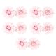 thumbnail image 2 of Muebles para el hogar 10 piezas forma de dalia flor de arte artificial flor de seda mesa de comedor cabeza de flor falsa decoración de boda Gwong 21076609, 2 of 6