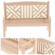 thumbnail image 2 of 1 pieza Miniatura de mueble para escena, modelo de mini banco de madera, mini silla doble, 2 of 8