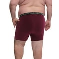 thumbnail image 4 of INNERSY Big Men's Cotton Boxer Briefs with Mesh Fly XL-5XL 4-Pack(XL,Dark), 4 of 9